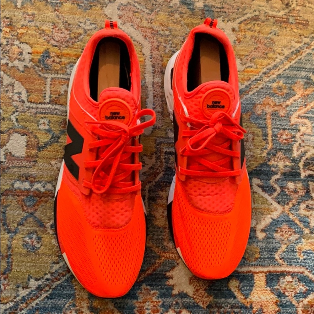 US Size 9 Reflective Orange New Balance 247’s